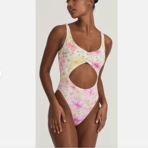 NWT LoveShackFancy X Hurley Hibiscus Cheeky One Piece - X-Small - $150